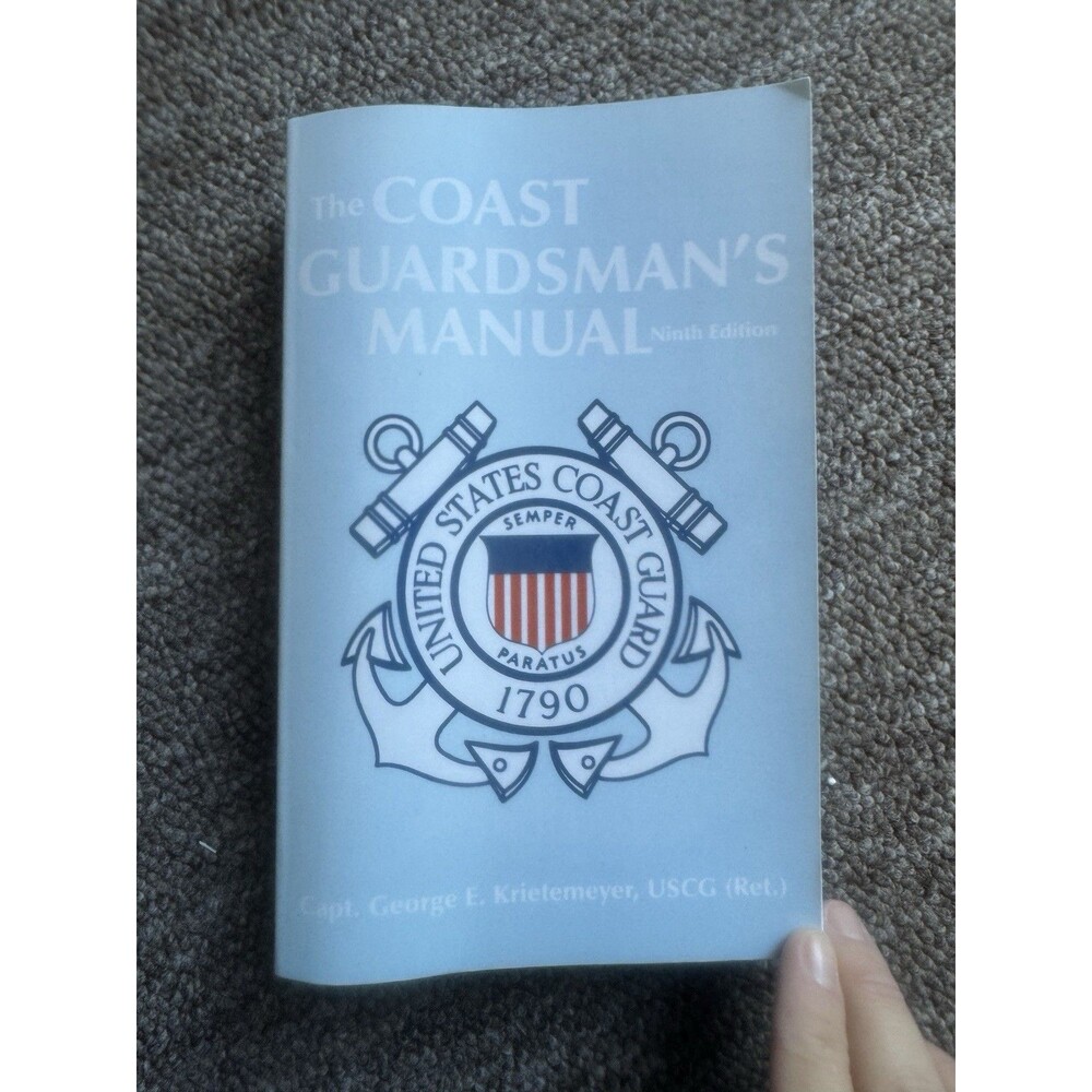 Coast Guardsman's Manual US Naval Institute, Ninth Edition, Great Condition